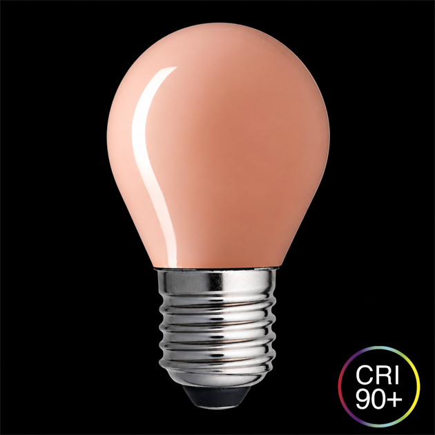 SOFT COLOR blush pink klot E27 4W 1800K dimbar
